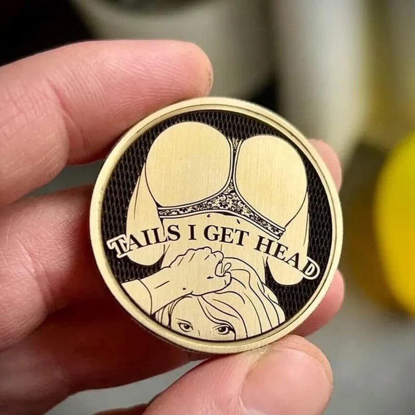 Rare Sexy Lady Coin Collectible Gift - Heads/Tails Challenge Medal-Free Shipping 6