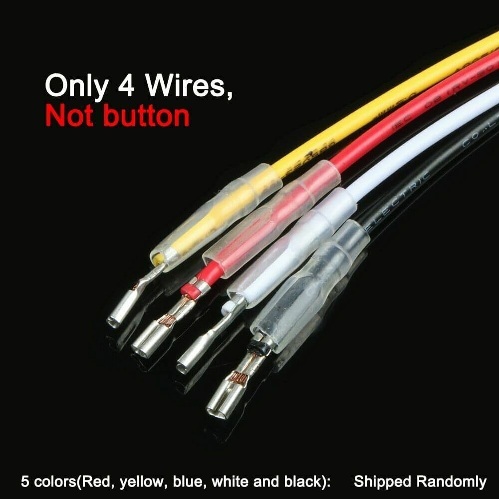 Small 8mm 10mm Metal Push Button Switch 4pin LED Latching Momentary Waterproof