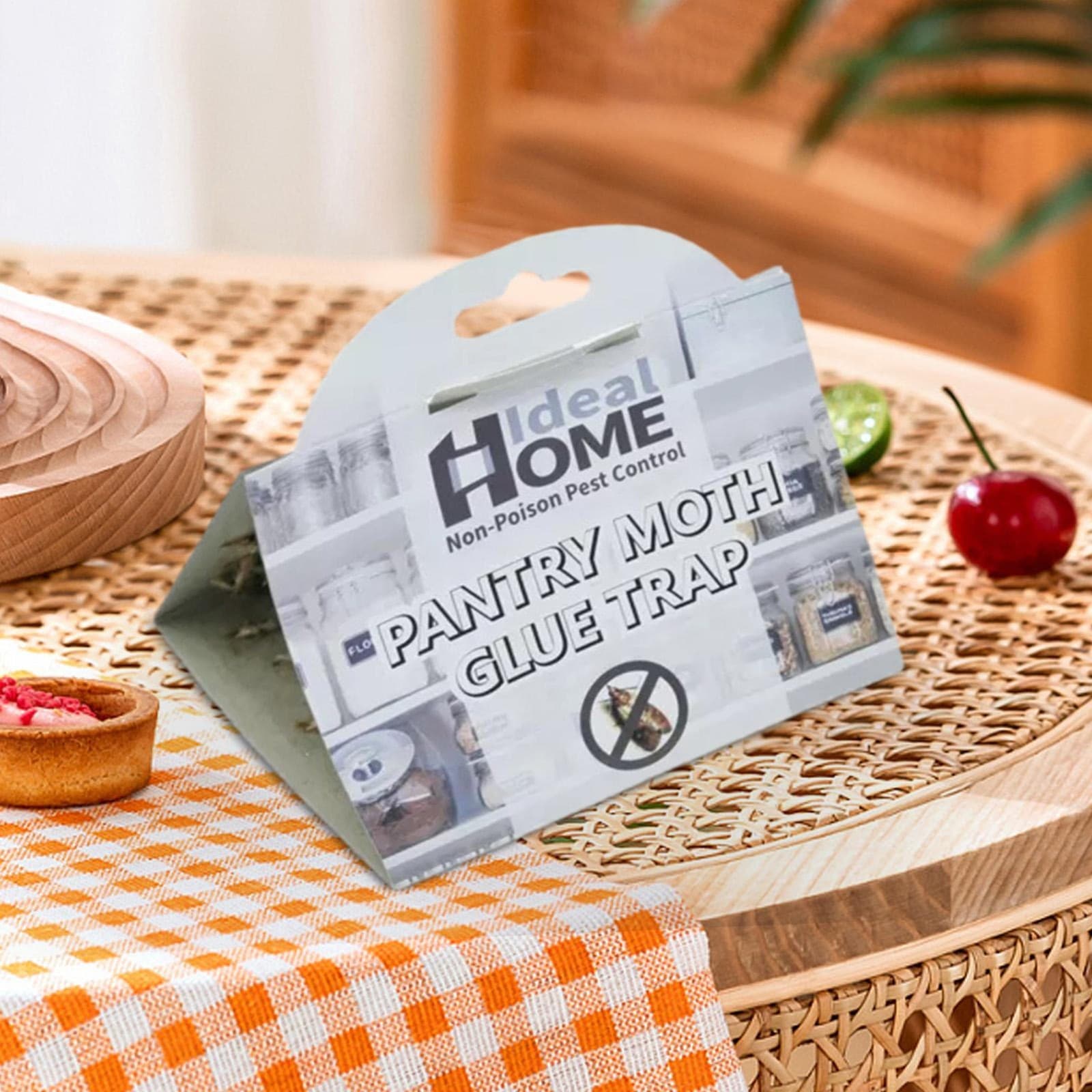 6PCS Moth Traps Clothes And Pantry Moth Traps Sticky Ecofriendly Safe Fly Catche 6