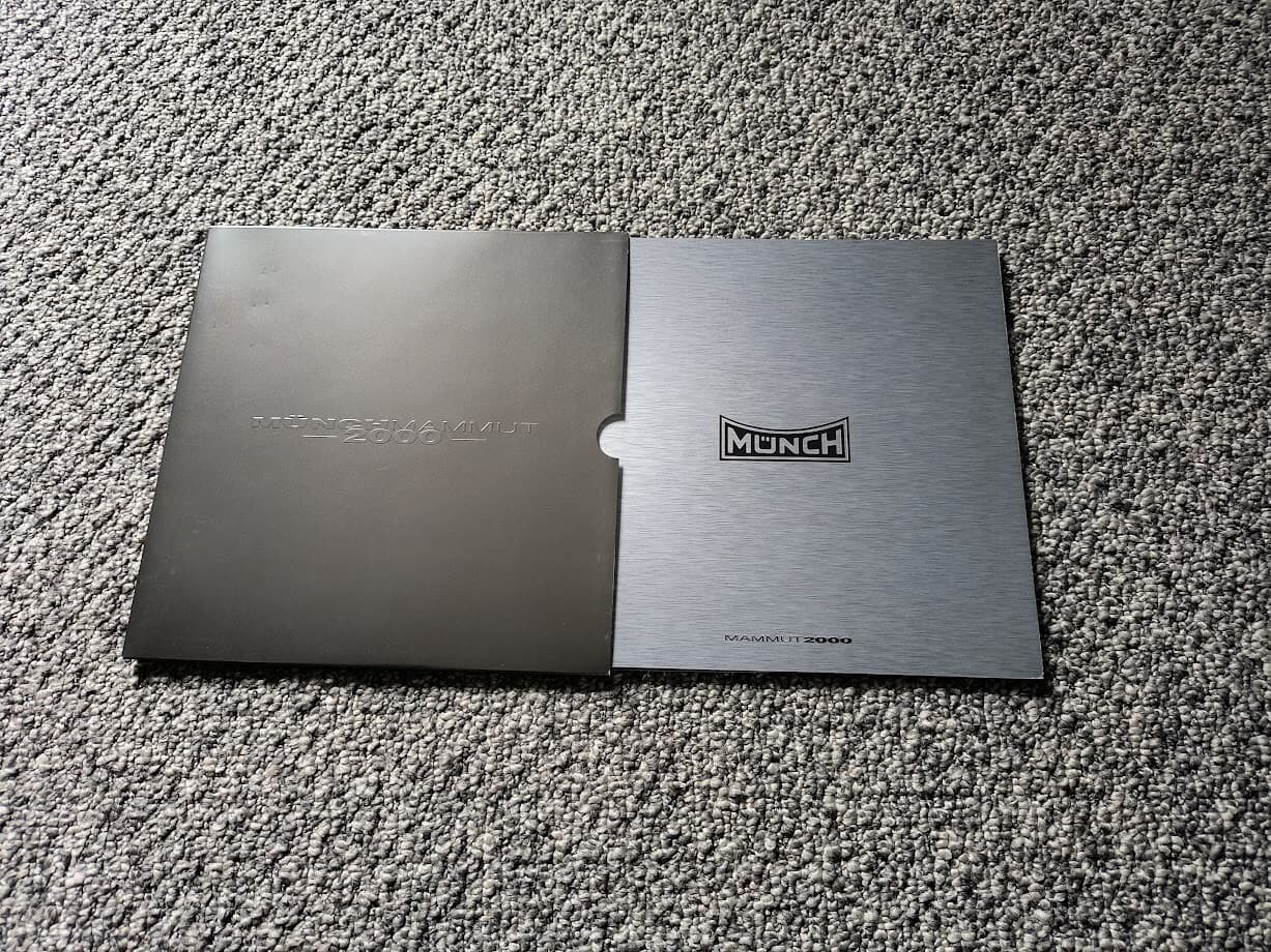 Munch 2000 Sales Brochure and Data 2