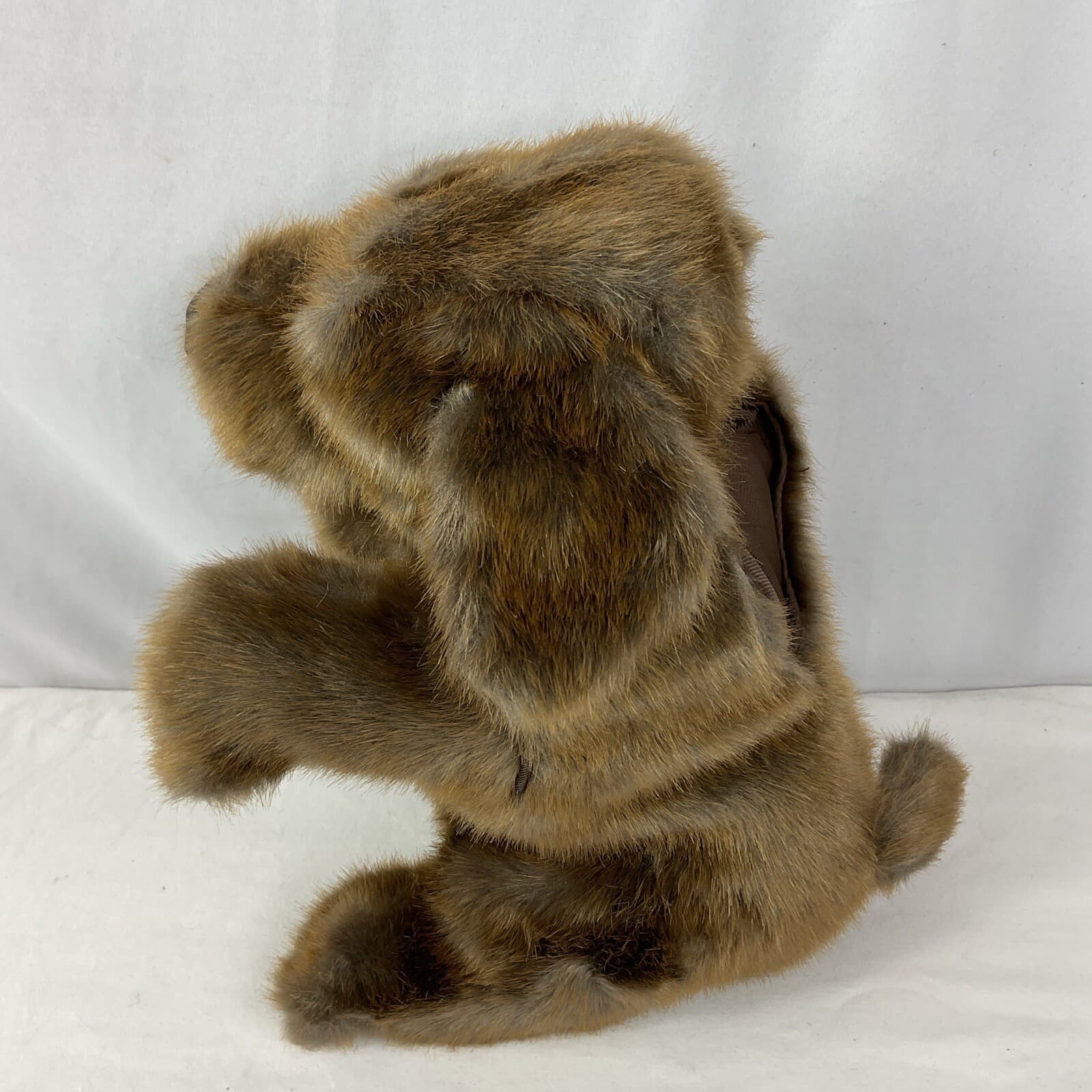 Folkmanis Hand Puppets Sit Dog Brown Flappy Years Plush 14" Theater Pretend Play 2