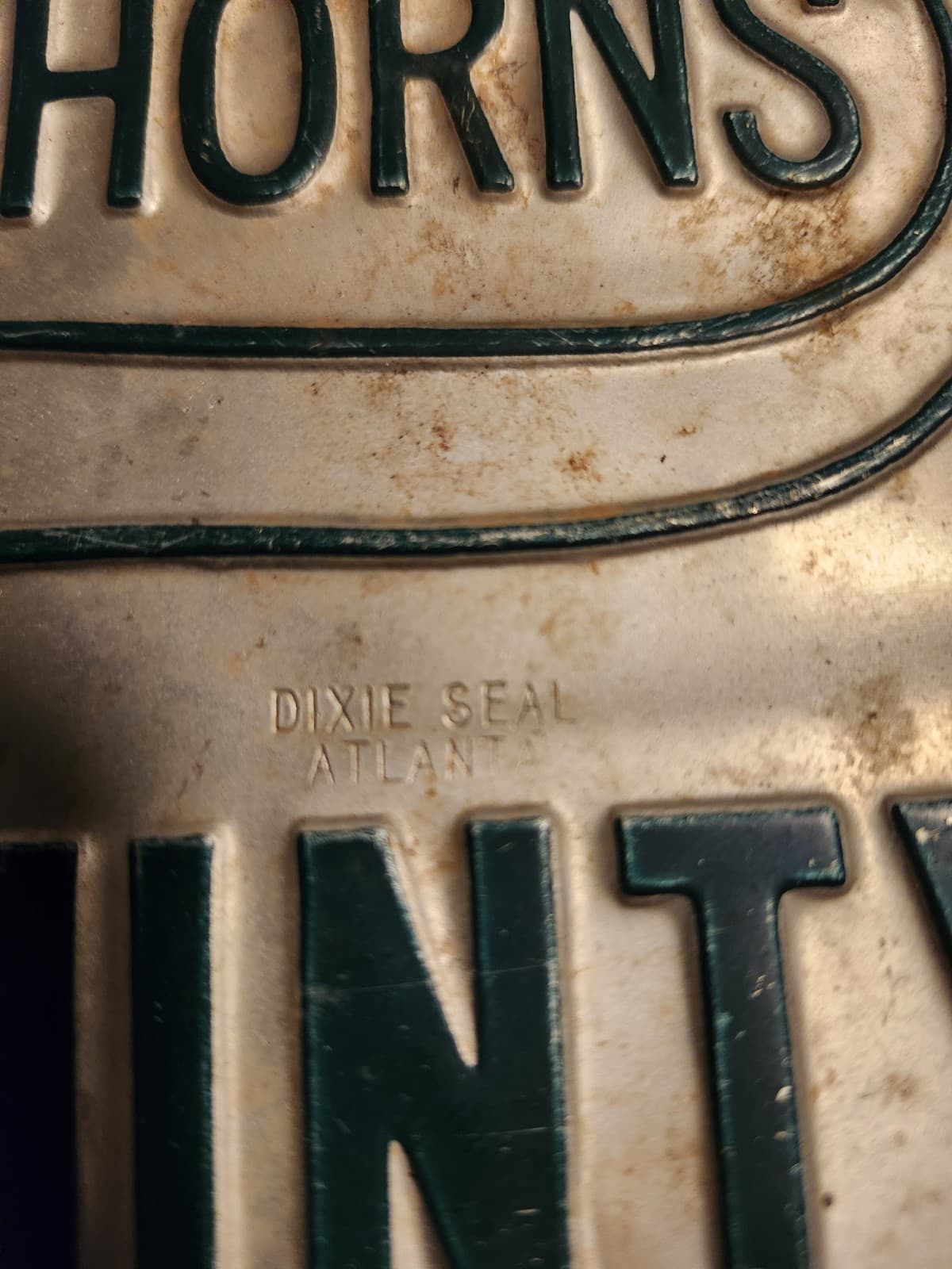 Evans Co. Georgia High School Booster License Plate Longhorns 2