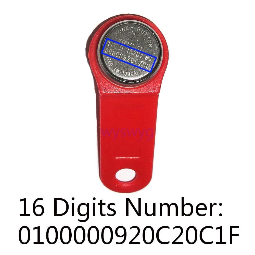TM DS1990A-F5 1990A+F5 USB iButton / Dallas Key Reader Free 5 ibutton Tags 2