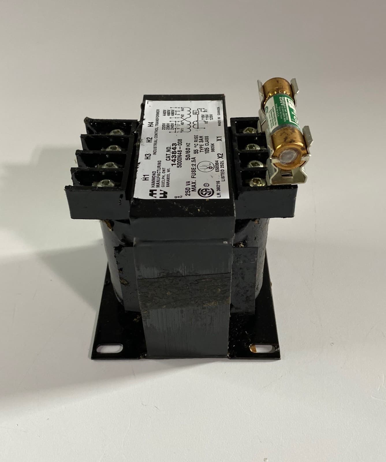 GENERAL ELECTRIC HAMMOND Industrial Control Transformer 143843 CR308XT404A (NEW) 6