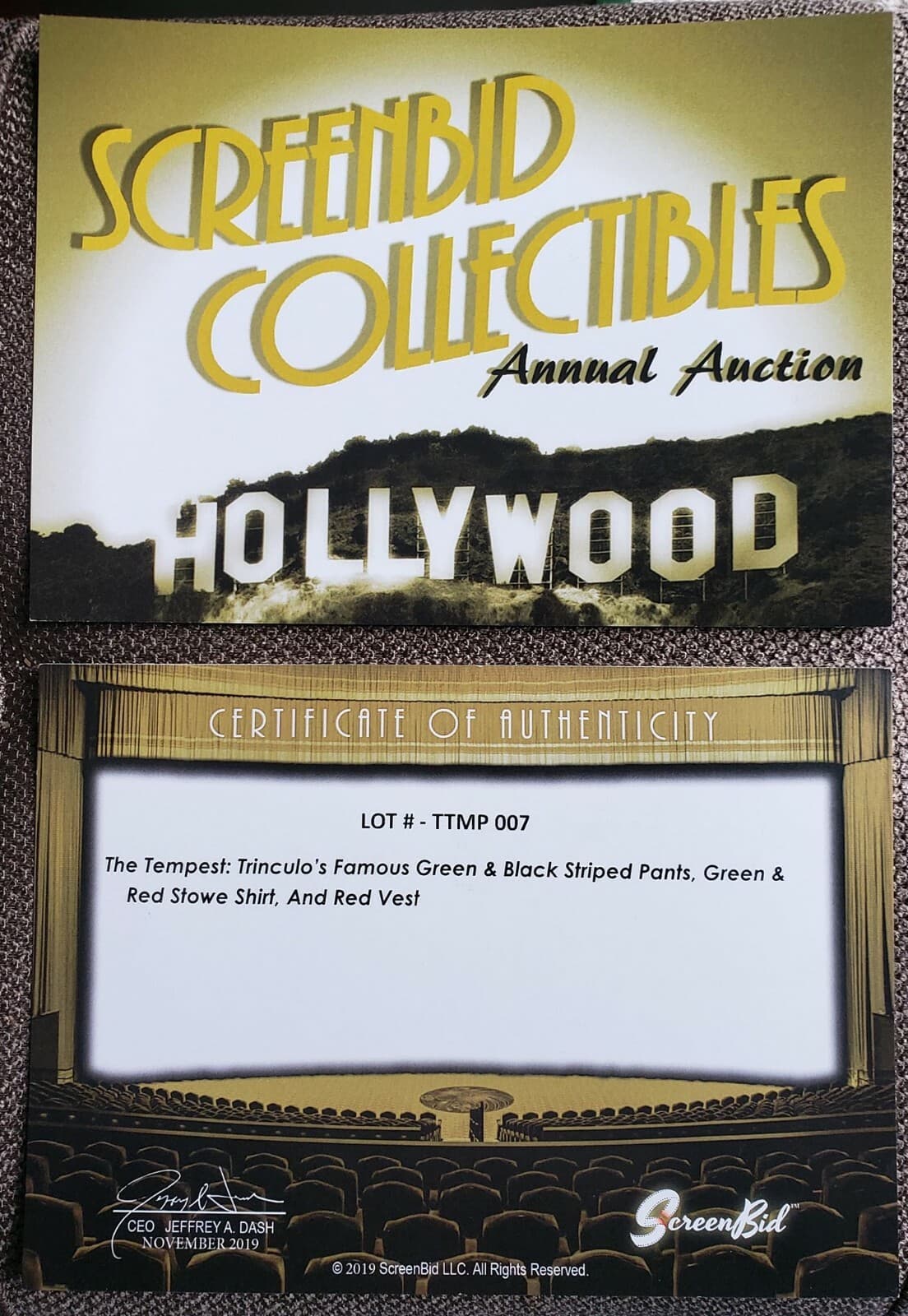 The Tempest: Russell Brand "RIFF" Custom Outfit with COA 2