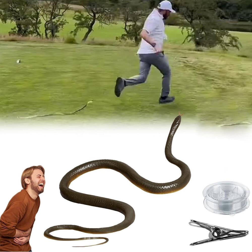 Snake Prank With String Clip,Snake On A String Prank That Catch People Prank Toy 5