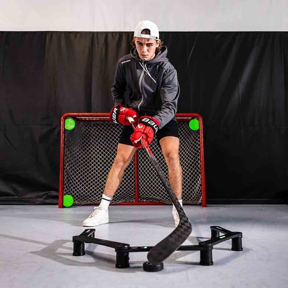Bauer Digital Reactor Stick Handling Training Aid | Stickhandling Trainer Snake 4