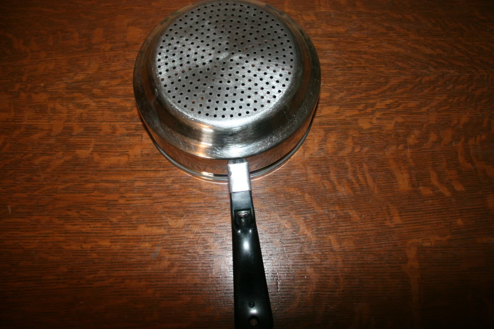 VINTAGE KITCHEN CRAFT STAINLESS STEAMER/STRAINER INSERT FITS 3 QT 3
