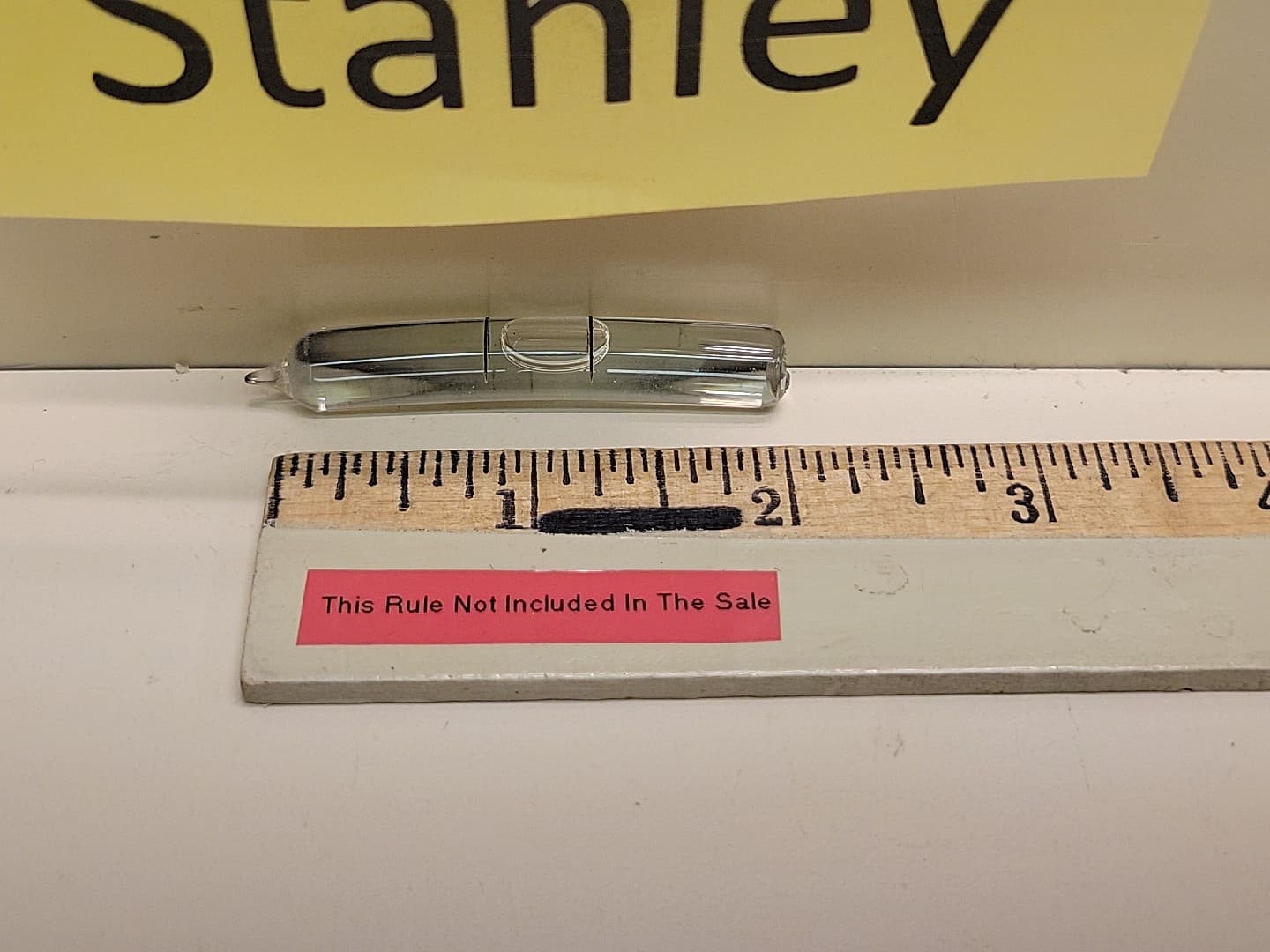 Stanley Level 2" Bent Vial Glass Level Vial Proved #208 NOS USA 4