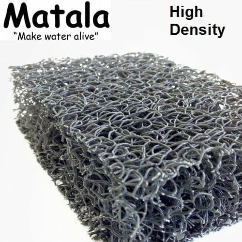 Gray Matala Pond Filter Mat 10"x 24" Super High Density Fine Filtration Media