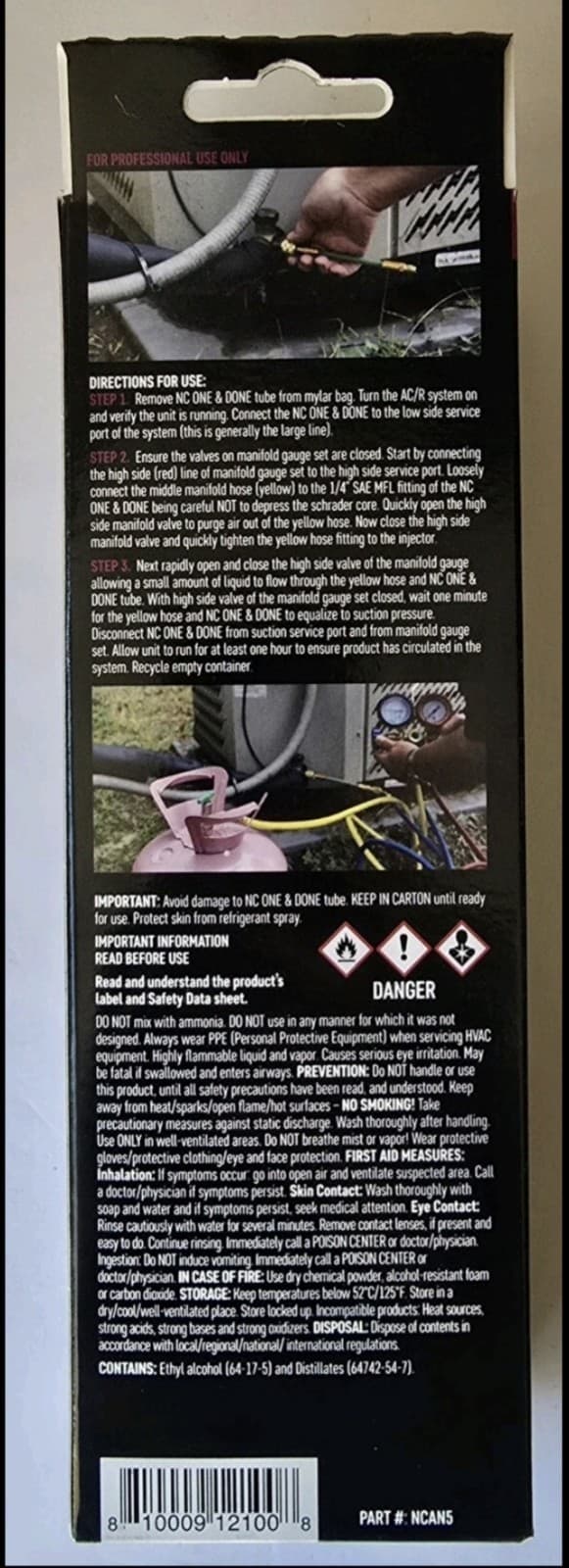 National Chemicals NCAN5 Acid Negator Refrigeration Additive 3