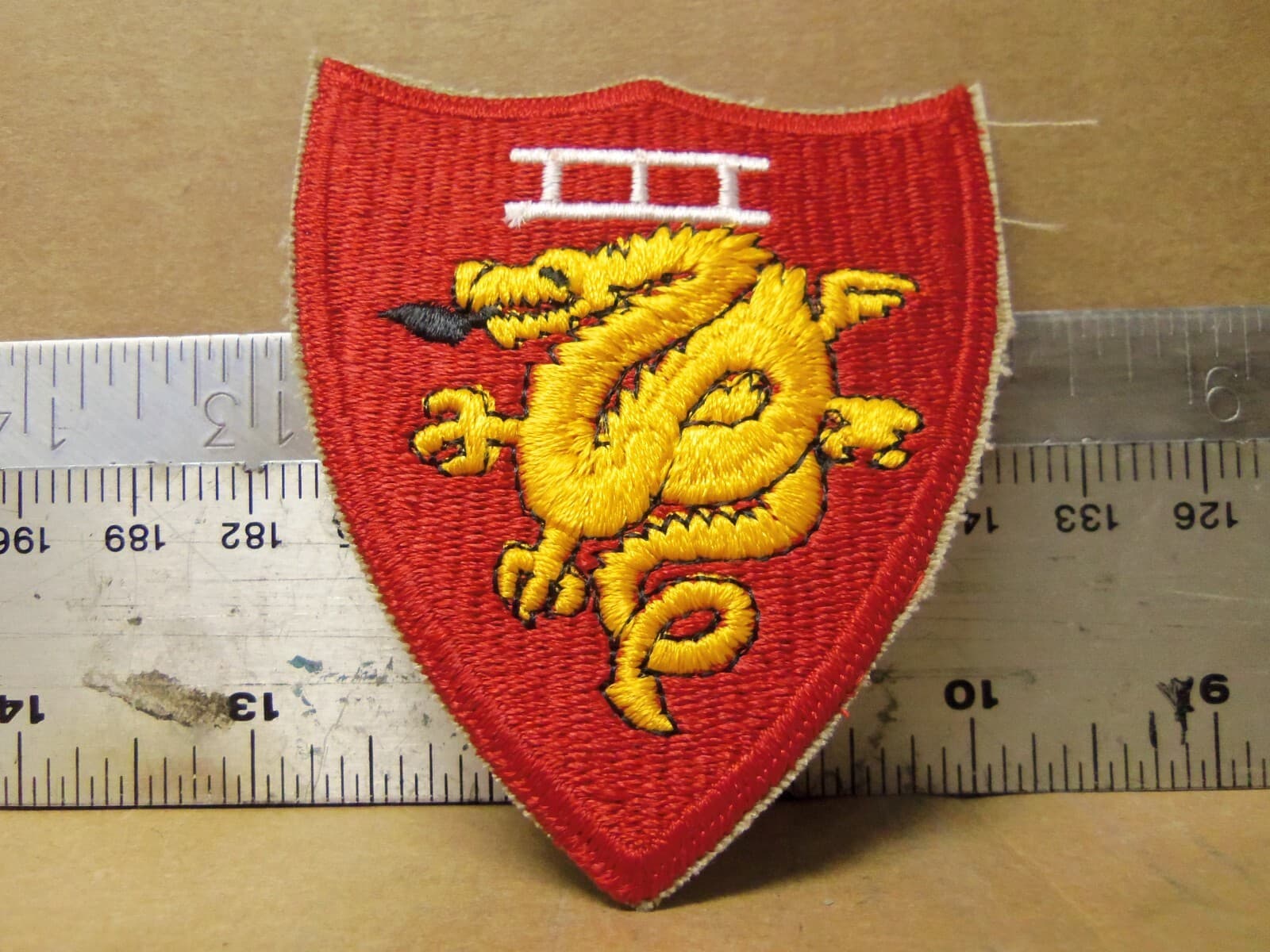 US Marine Corps - 3rd Marine Amphibious Force Embroidered Patch (NOS)