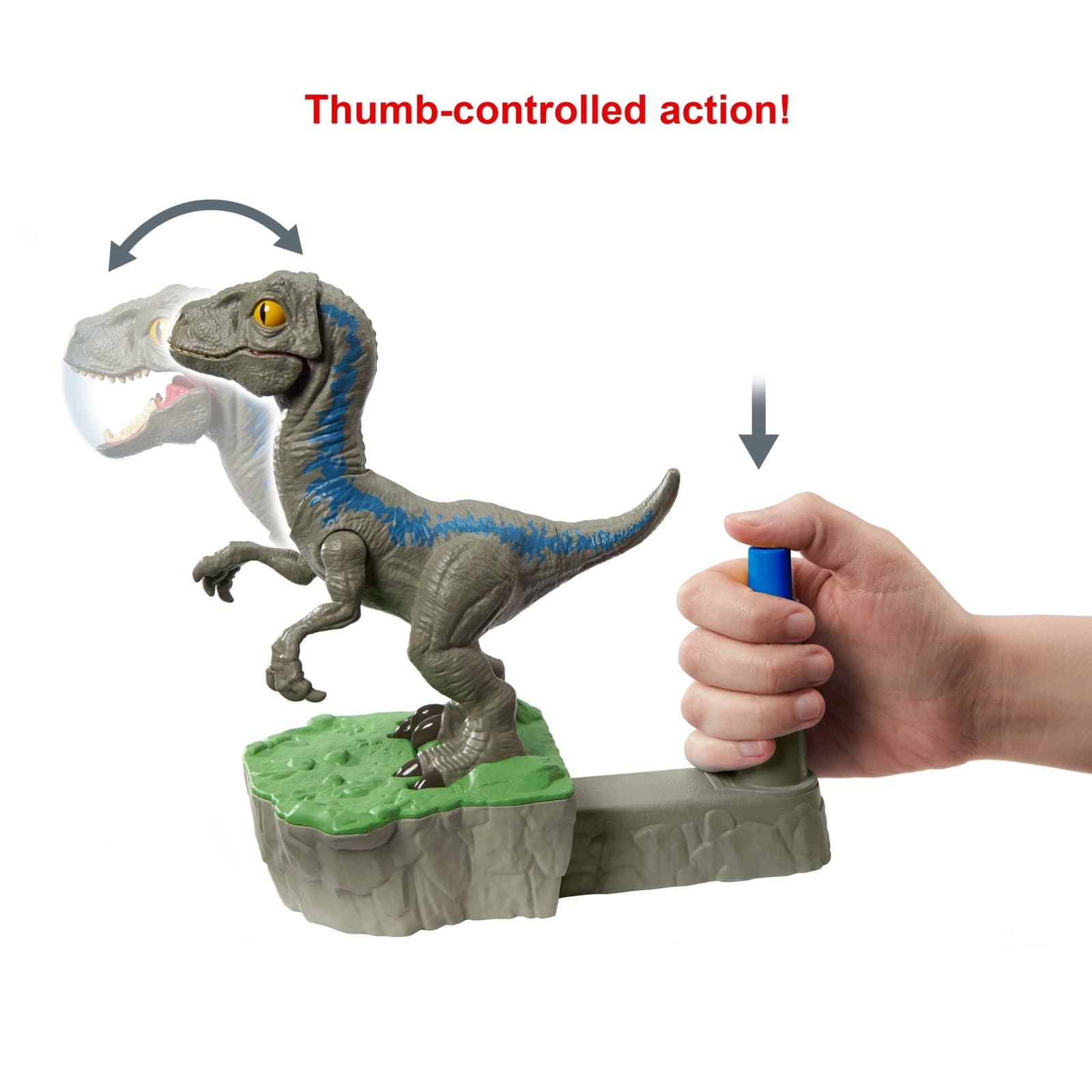 Rock ‘Em Sock ‘Em Robots Blue Vs Atrociraptor  Dominion Game 4