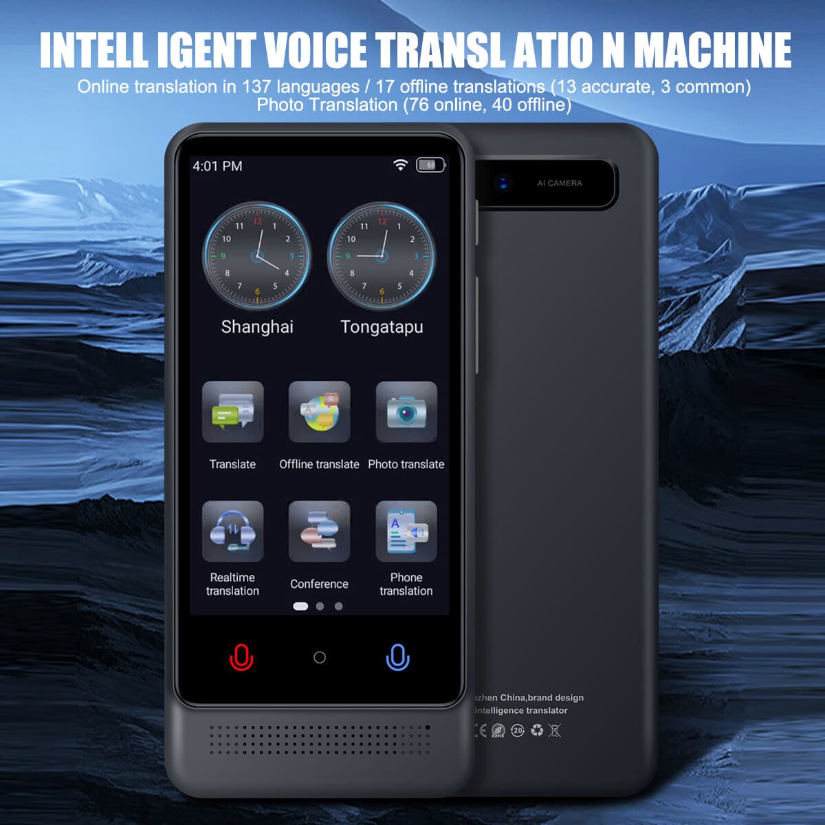 2025! Voice Language Translator Two-Way Instant  Photo Offline Voice Translation 4