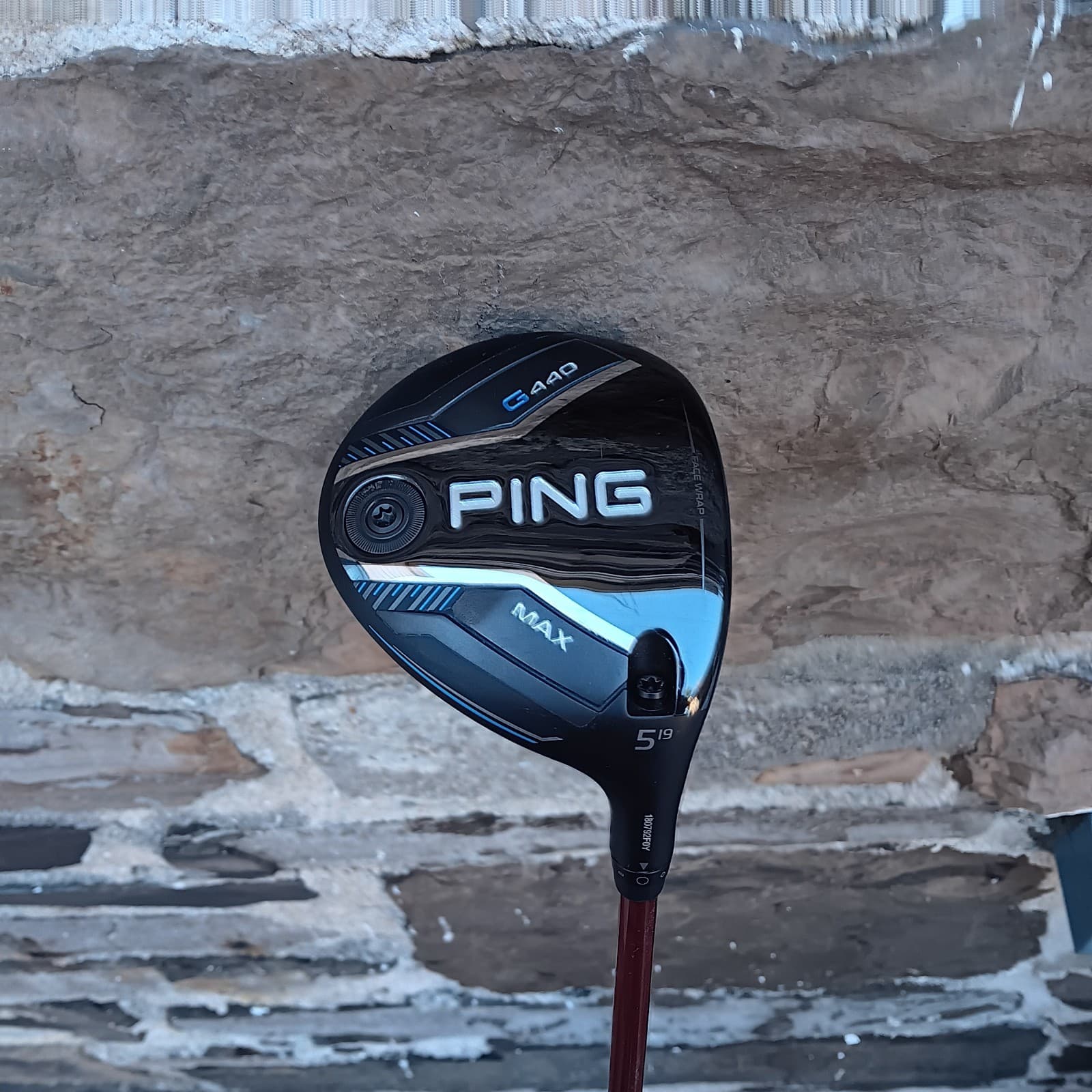 RH Ping G440 MAX 19° 5 Wood DENALI Regular Flex Graphite Shaft with Headcover