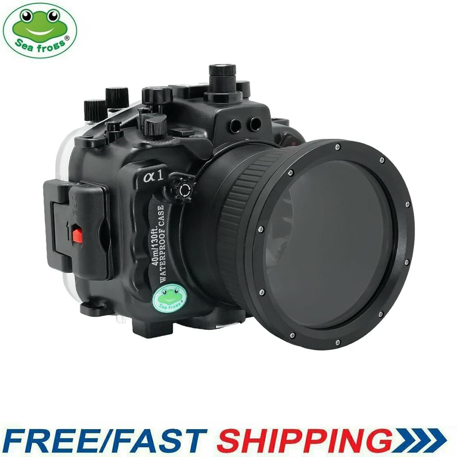 Seafrogs 40M/130FT Underwater Camera Housing For Sony A1 With Standard Port