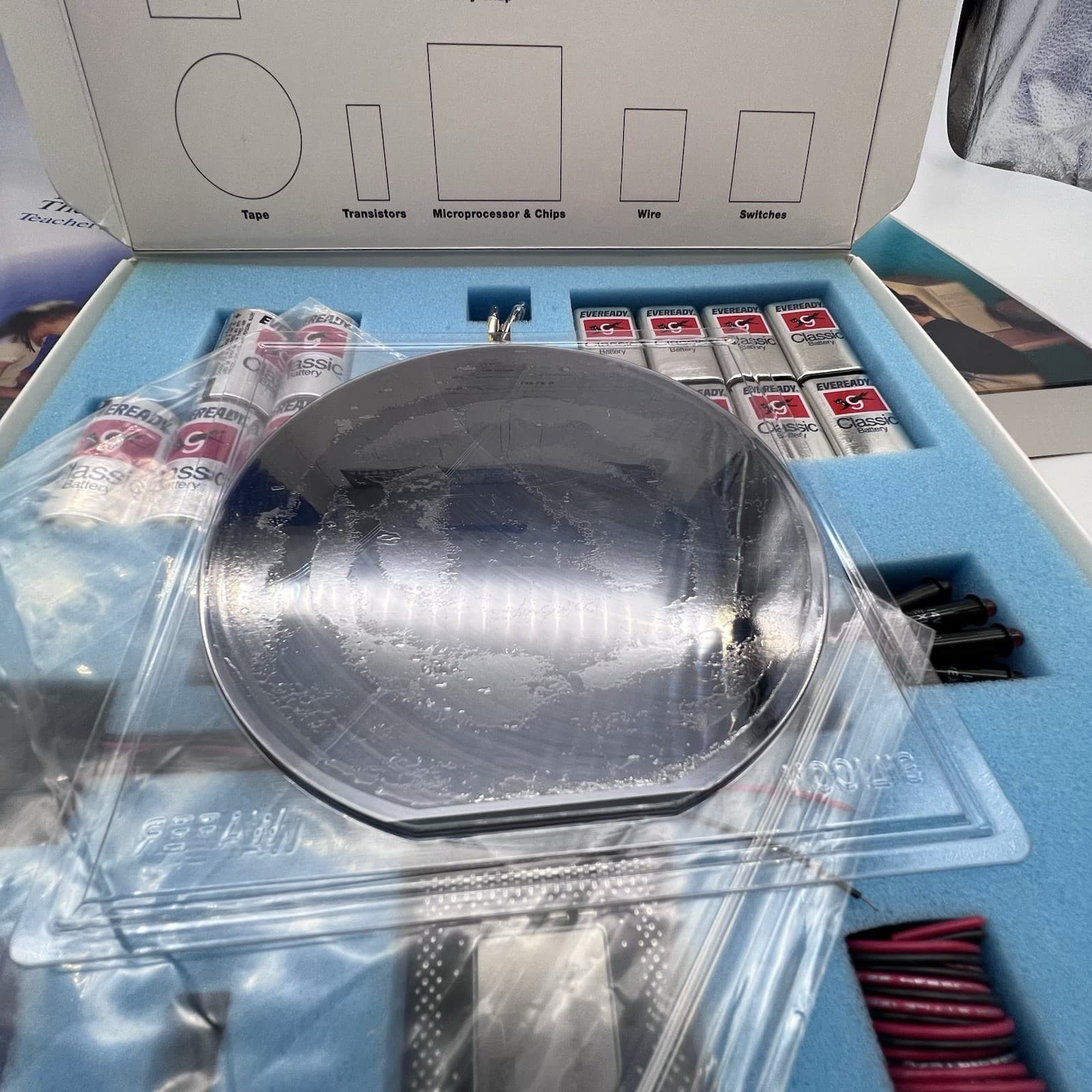 Intel Journey Inside: The Computer Chip Kit  w/ Uncut Silicon Wafer 1990’s 5