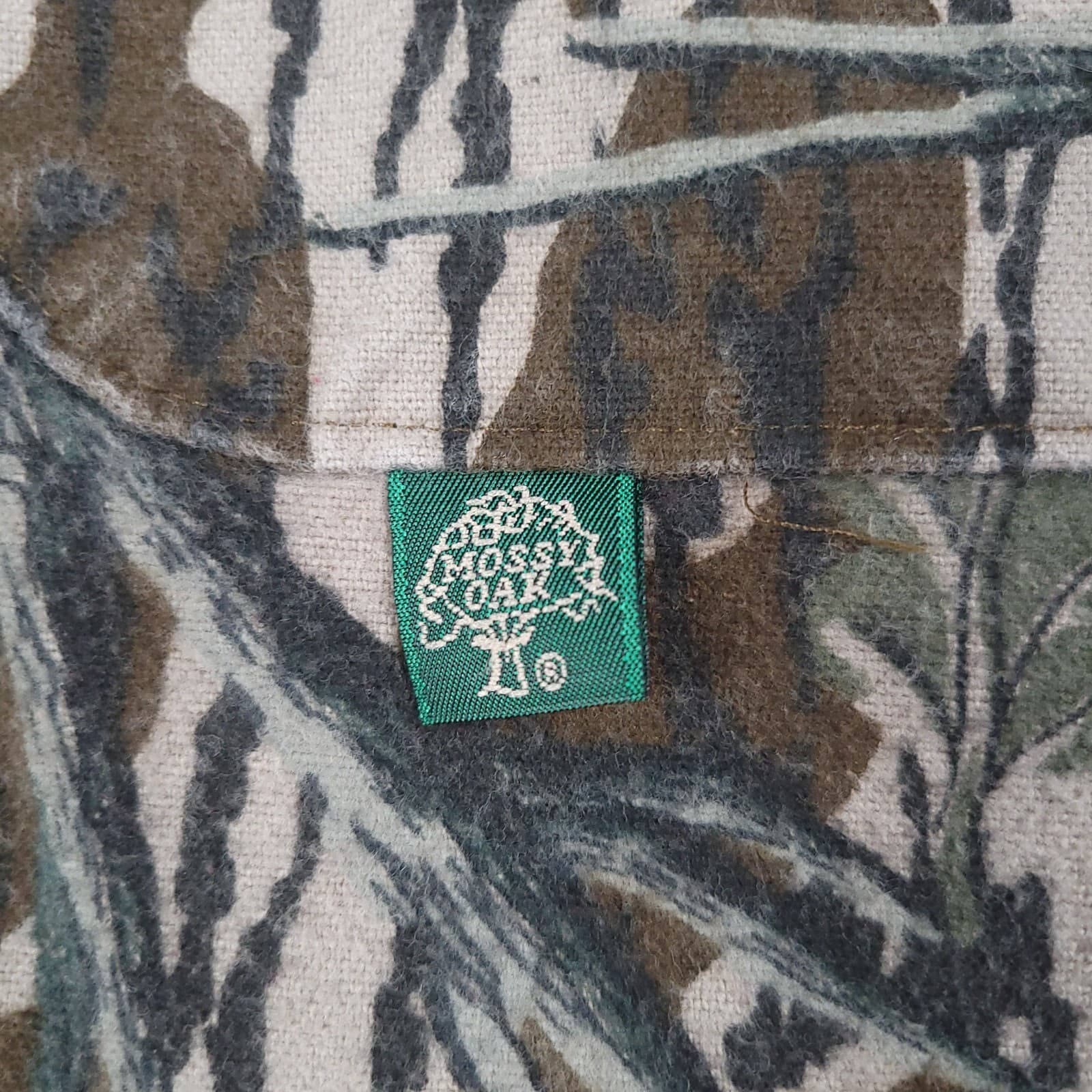 Vintage Mossy Oak Set Men XL Treestand Camo 90s Made in USA Hunting Shirt Pants 5