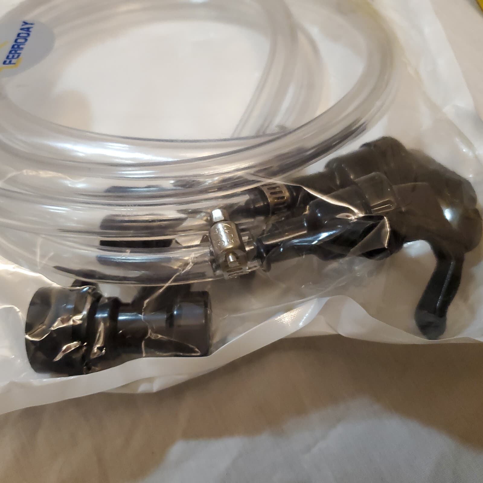 FERRODAY Ball Lock Keg Disconnect 2 pairs of ball lock keg fittings. New In Bag 5