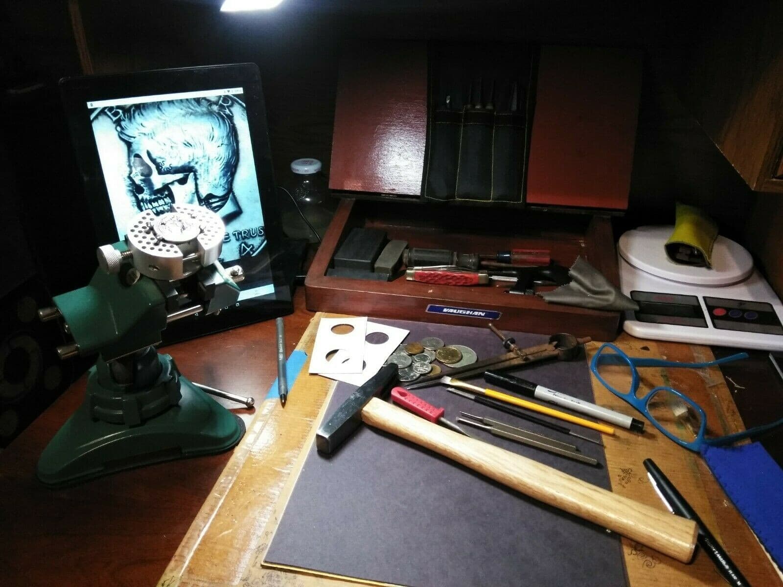 Hobo coin buffalo Nickel hand carved original by J&M Tarantula as on the Warpath 5