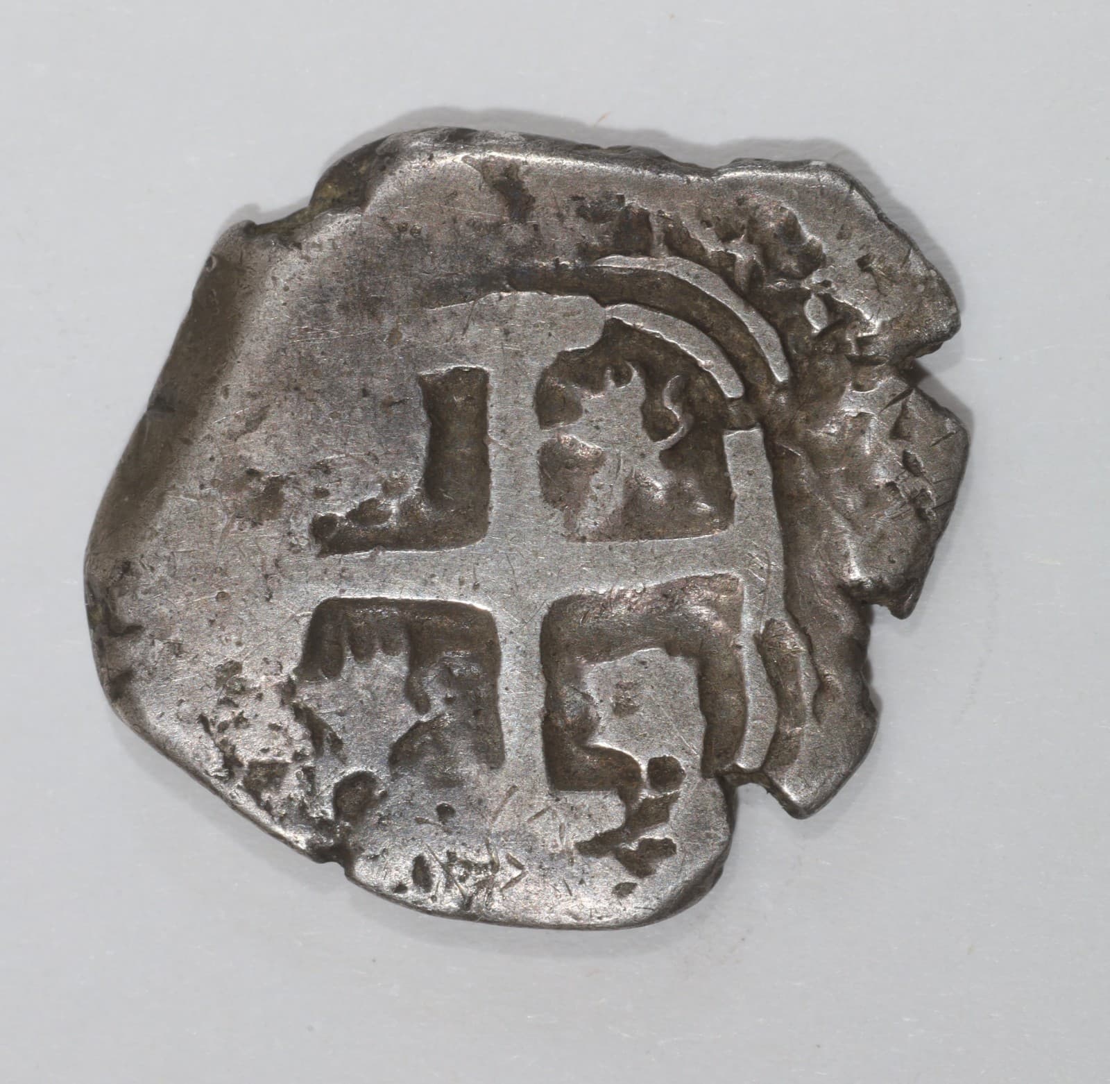 1765 2 Reales Cob Spanish Bolivia Charles III, 6.4g, KM43 2
