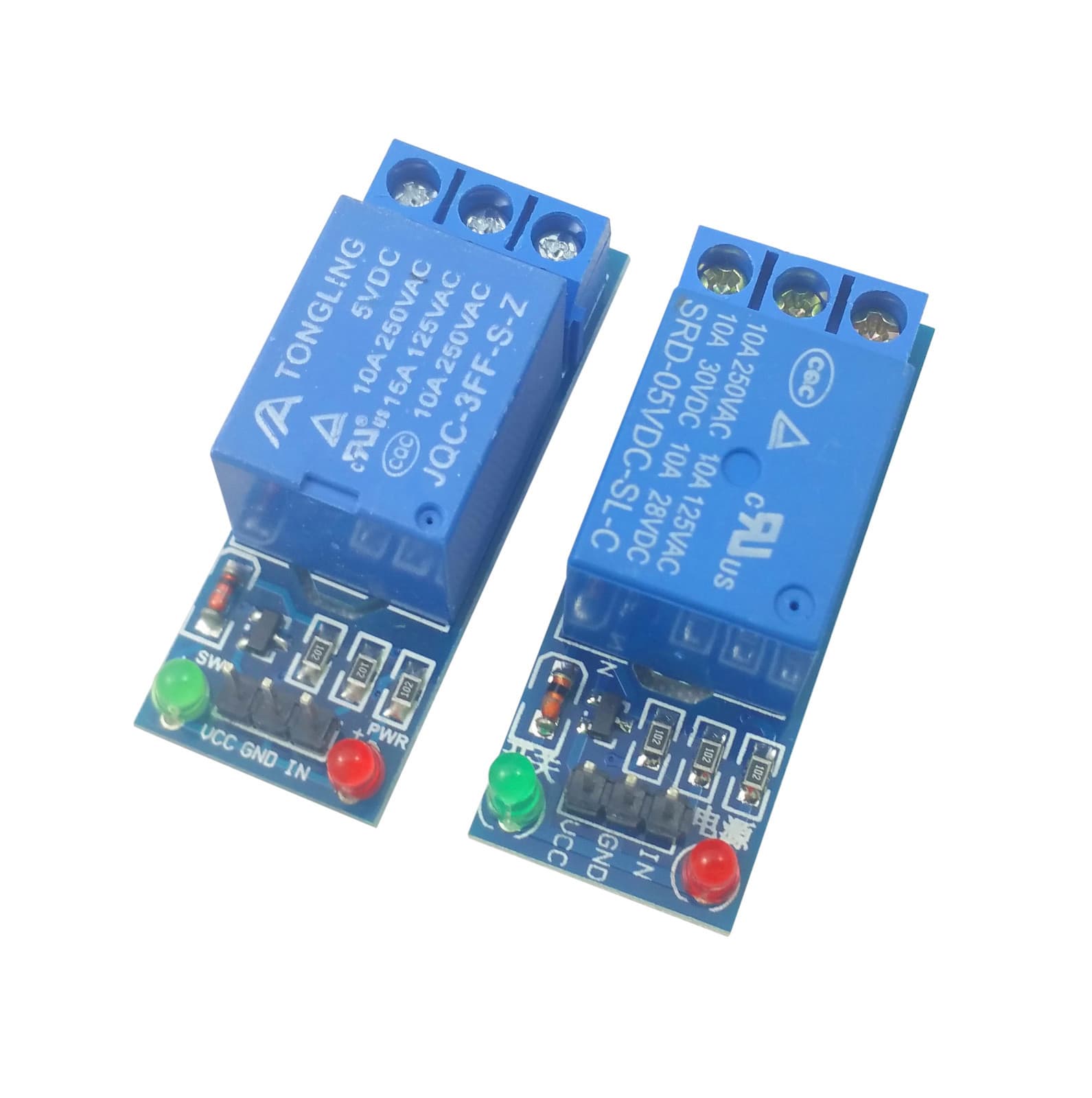 2pcs 5V Single 1 Channel Relay Module Board Shield For Arduino Raspberry PI USA 2