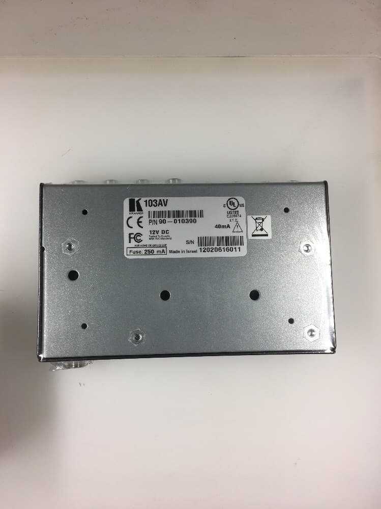 Kramer 103AV 1:3 Composite Video & Stereo Audio Distribution Amplifier 4