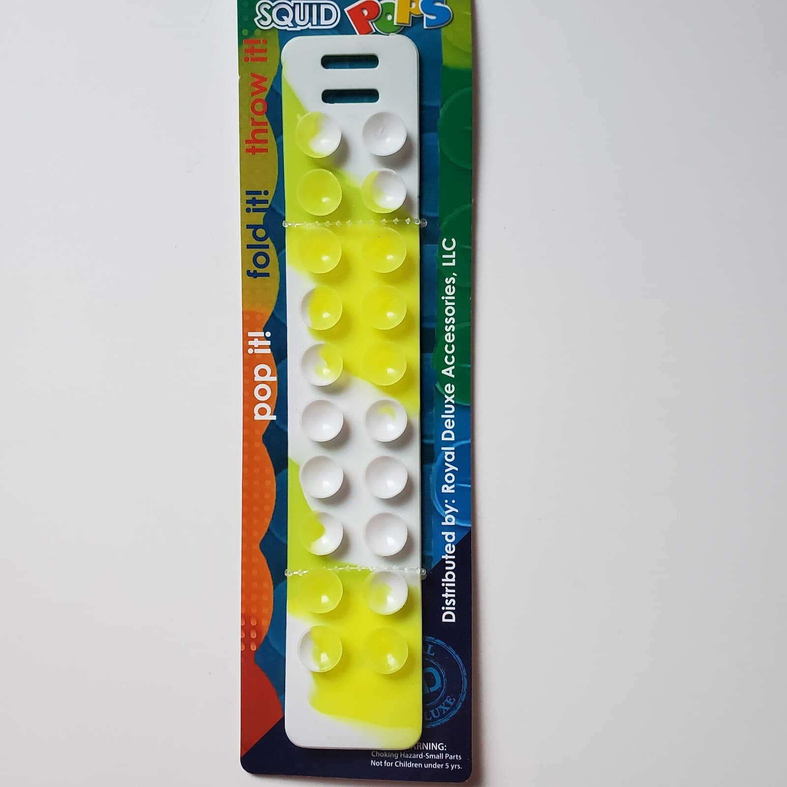 Lot of 8 Squid Pops Fidget Straps / Bracelet Pop It Party Favors Easter Basket  3