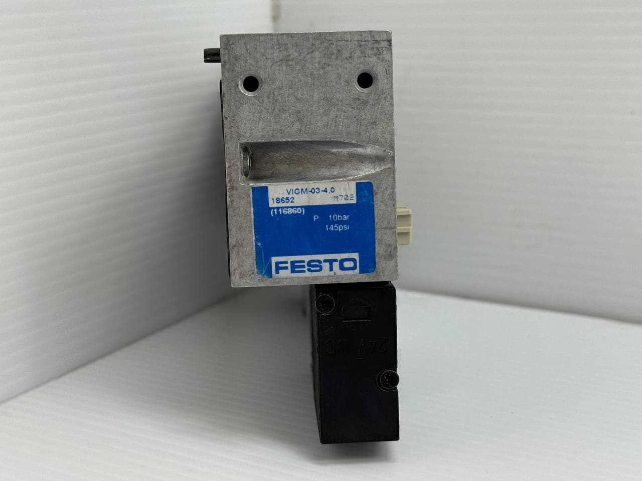 Festo JMT2H-5/2-4.0-S-VI-B Solenoid Valve, On VIGM-03-4.0 Manifold Block 2