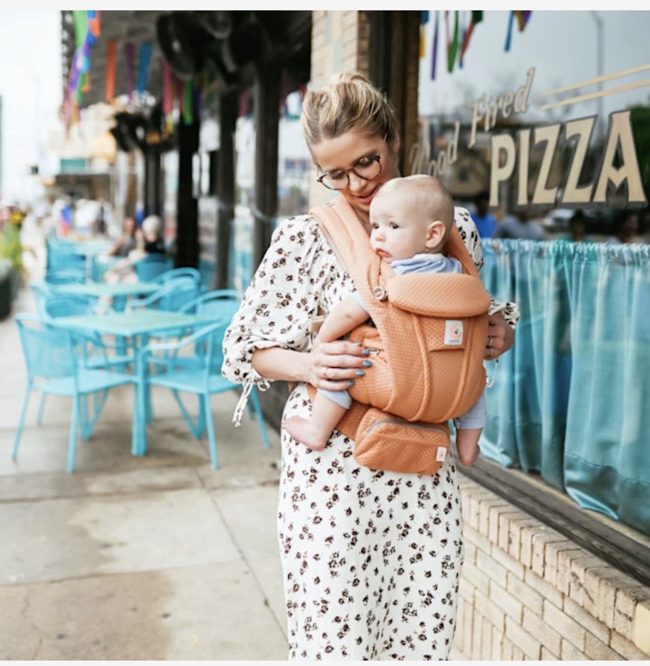 Ergobaby Omni Deluxe Mesh All-in-One Baby Carrier- Crayon Clay - Limited Edition 6