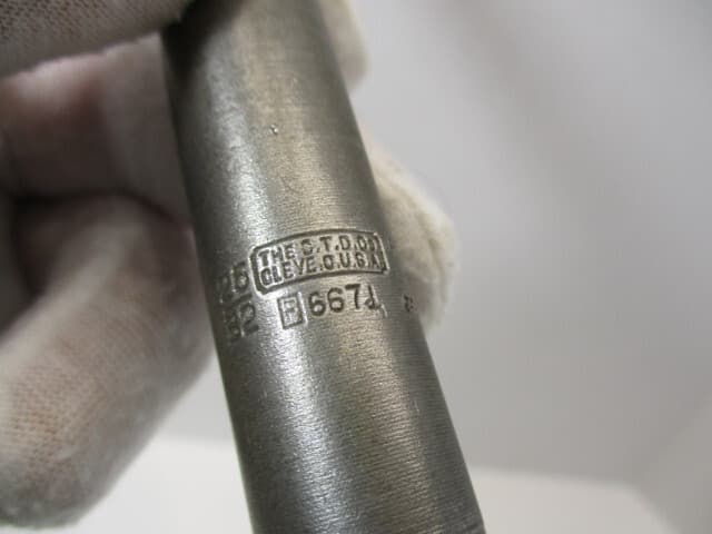 CLEVELAND Machinist REAMER 25/32", .7812" x 9" Long # 2 Morse Taper Shank EC 5