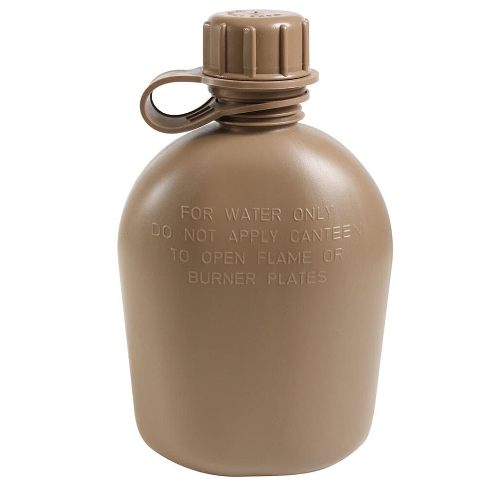 GI 1 Qt. Rugged Plastic Canteen, BPA and Odor Free, Made in USA