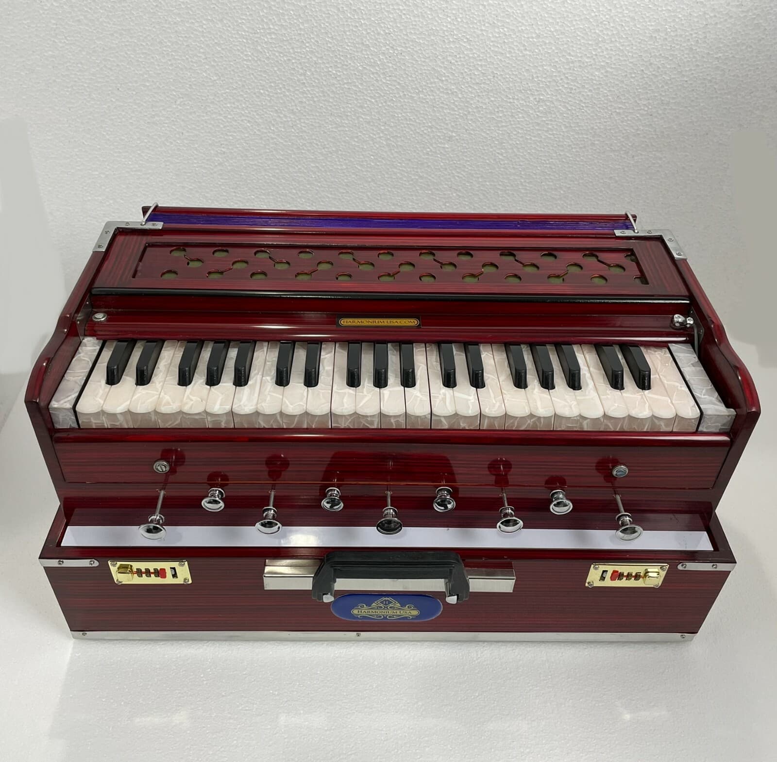 RED HARMONIUM *ITEM LOCATED IN USA. SHIPS WITHIN 24 HOURS.* *BRAND NEW* 2