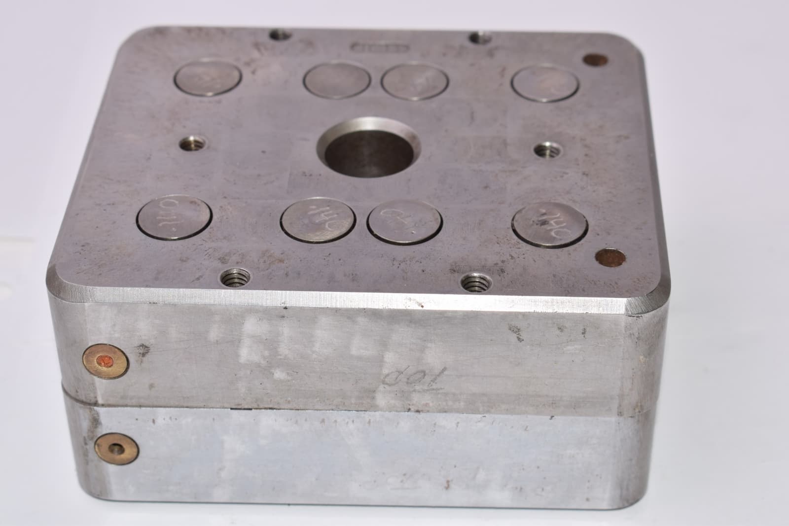 Injection Molding Plate, Model: H-13, 5-1/4'' OAL x 4-1/4'' W x 2-1/2'' H  3