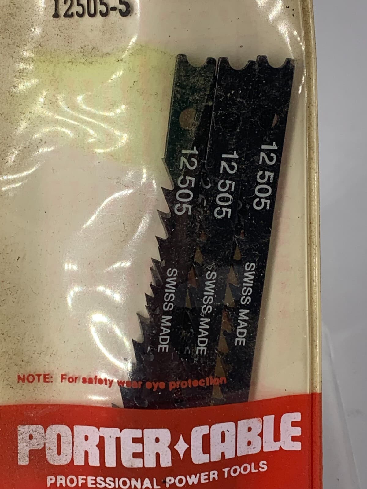 Porter Cable Universal Blades (5) Blades Model 12505 NOS Unopened (READ DESC!) 3