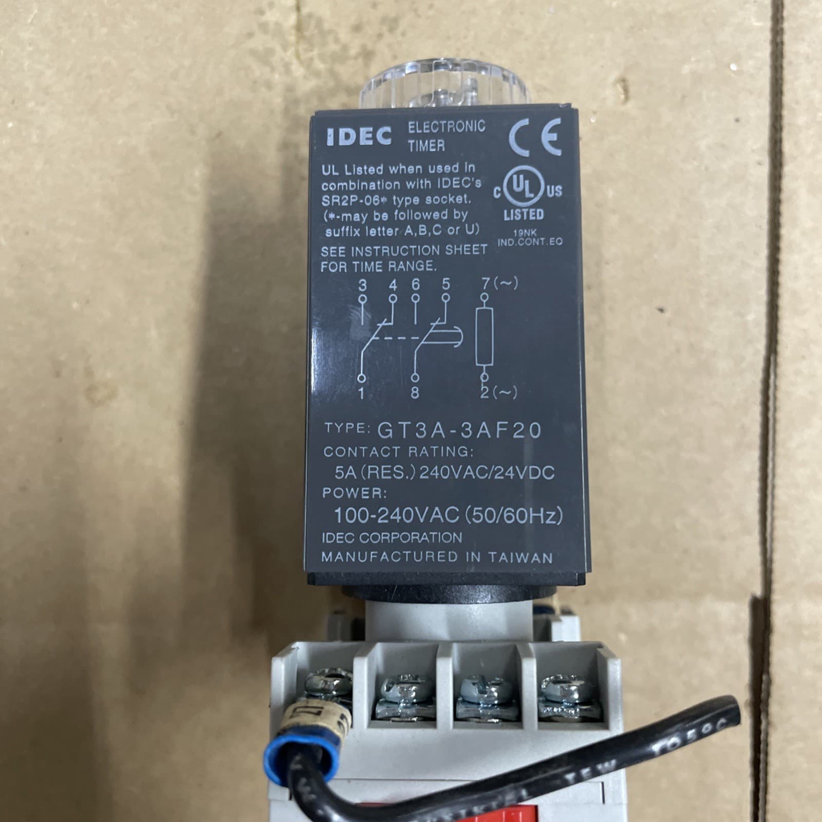 IDEC GT3A-3AF20 ELECTRONIC TIMER VOLTAGE 100-240VAC SEE PICS 2