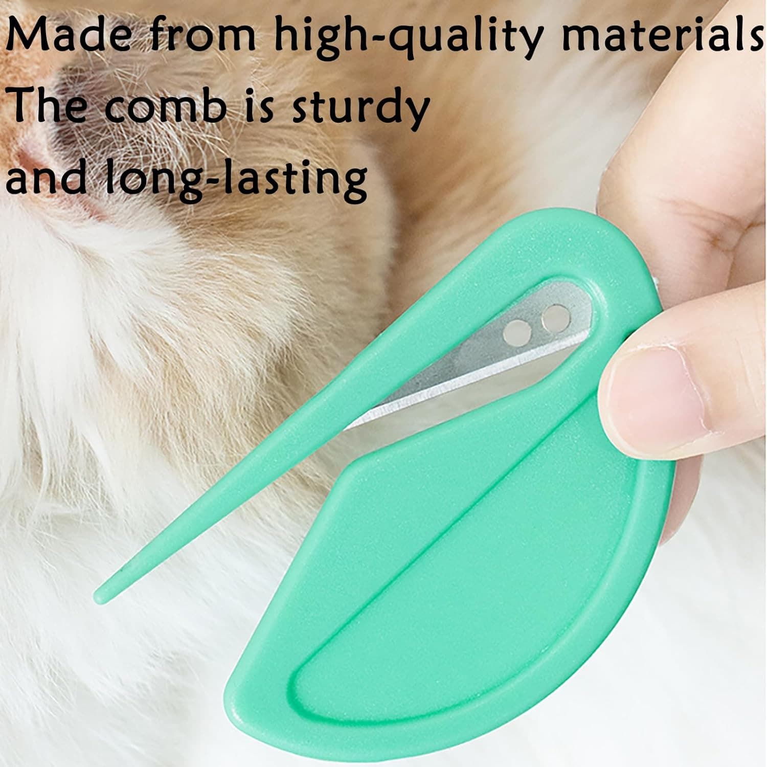 5Pcs Knotting Comb for Cats, Pet Knotting Comb De Knotting Comb for Dog Pet Hair 4