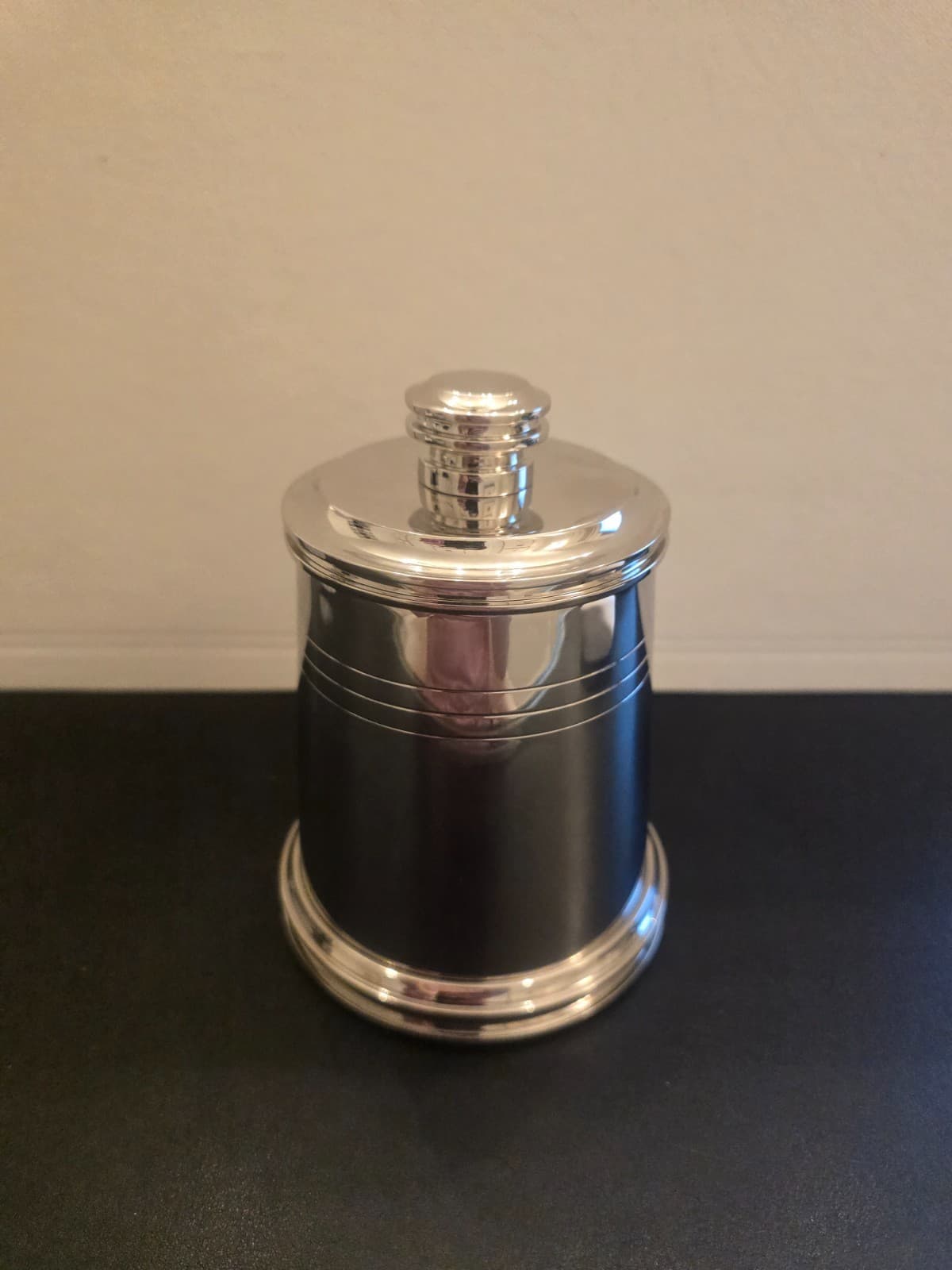  Restoration Hardware  Apothecary Metal  Short Canister Polished Nickel Bath