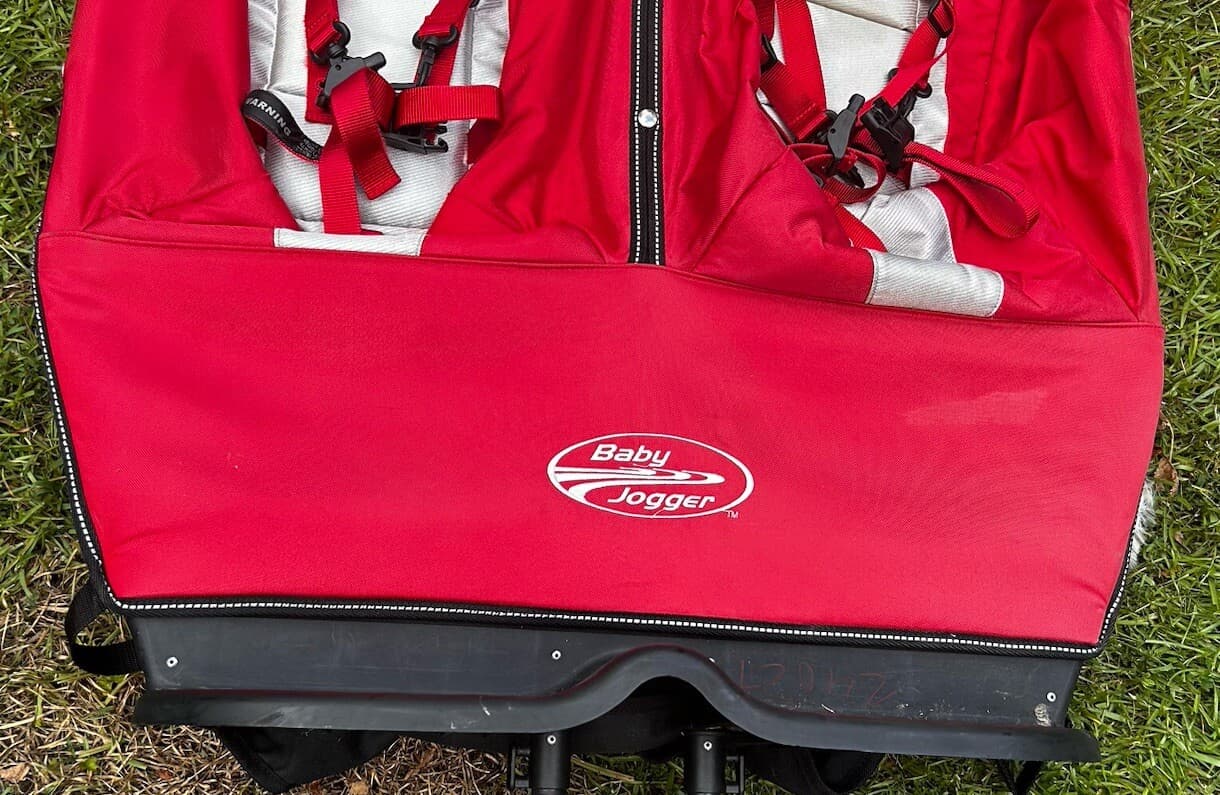 Baby Jogger Red Double Stroller SEAT  68723 Model PD-20 Red 2