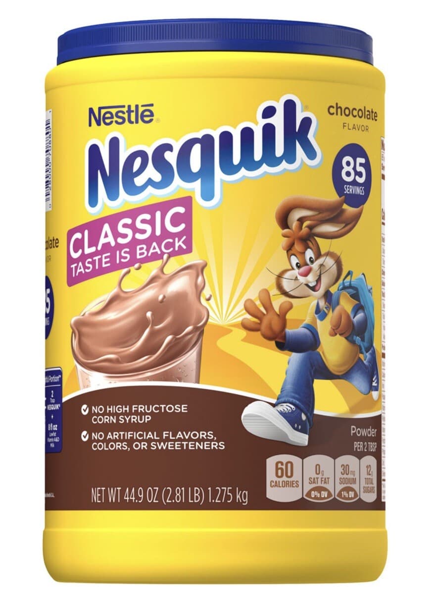 **2 Packs**Nesquik Chocolate Powder Drink Mix ( 44.9 oz. Each ) 2