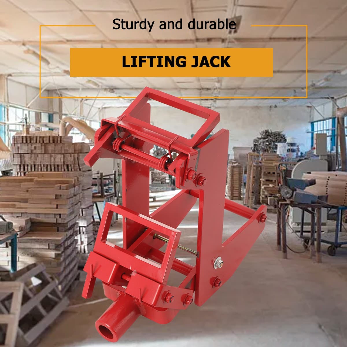 1000 lbs Wall Jack For 1-1/2 X 3-1/2 Inch Wood Poles for Lifting Beams 1 PCS 4