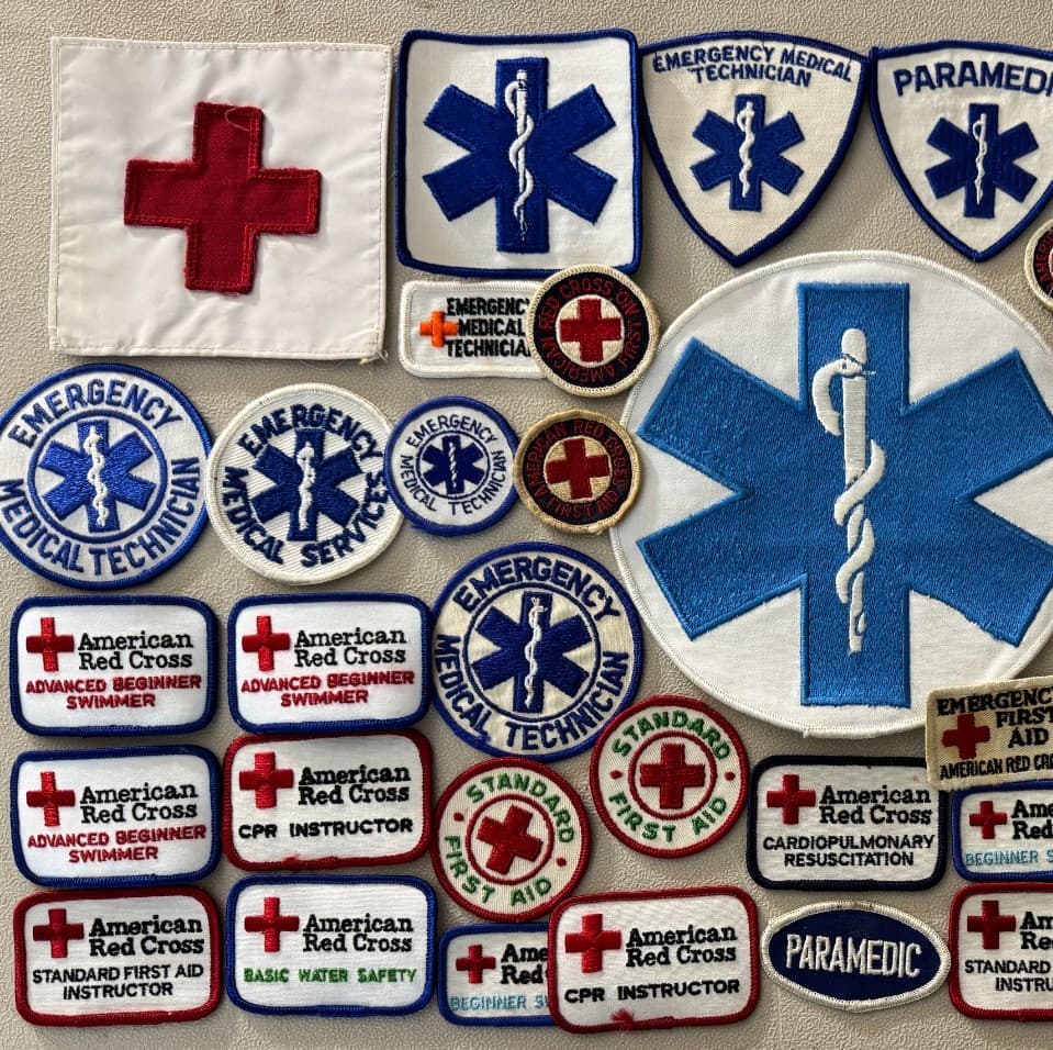 50 American Red Cross Paramedic EMS EMT Patches Collection Dealer Patch Lot 3