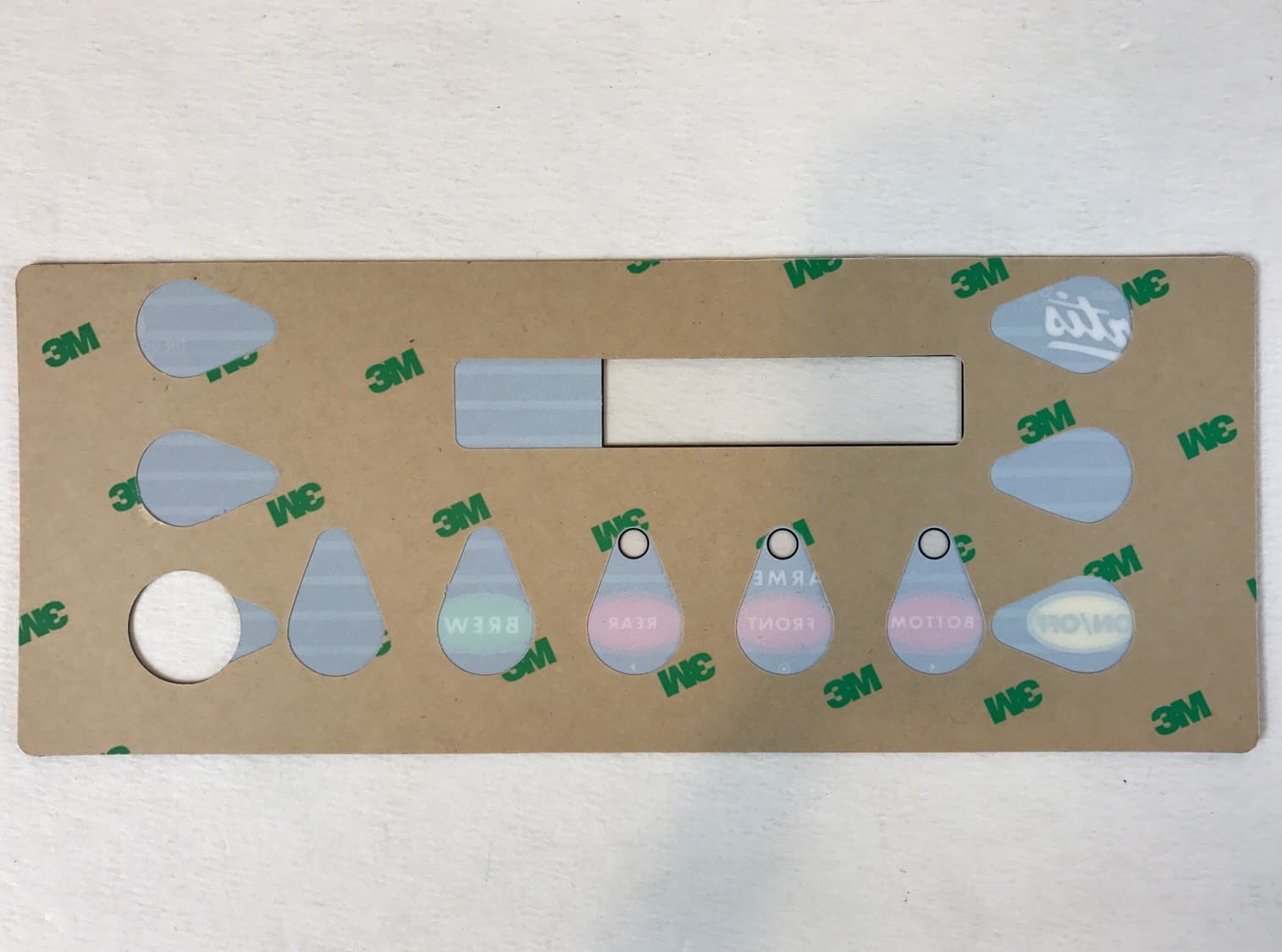 GENUINE OEM WILBUR CURTIS ALPHA 3GT COFFEE BREWER WC-39345 KEYPAD DECAL OVERLAY 2