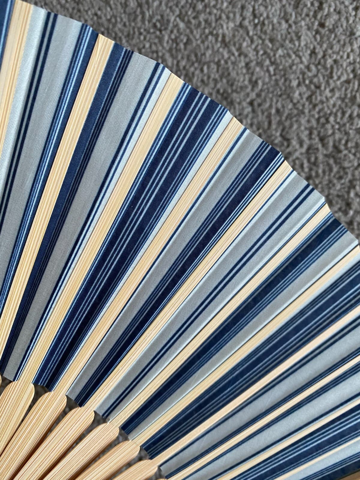 New Authentic Christian Dior Diorviera Bamboo Folding Fan Accessory Collectible 2