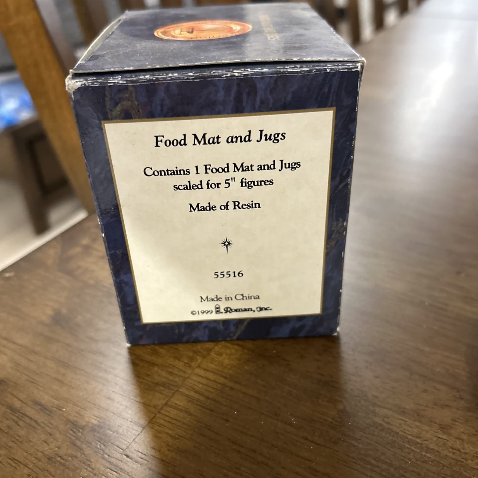 1999 Fontanini Food Mat and Jugs 55516 Heirloom Nativity 5" New 5