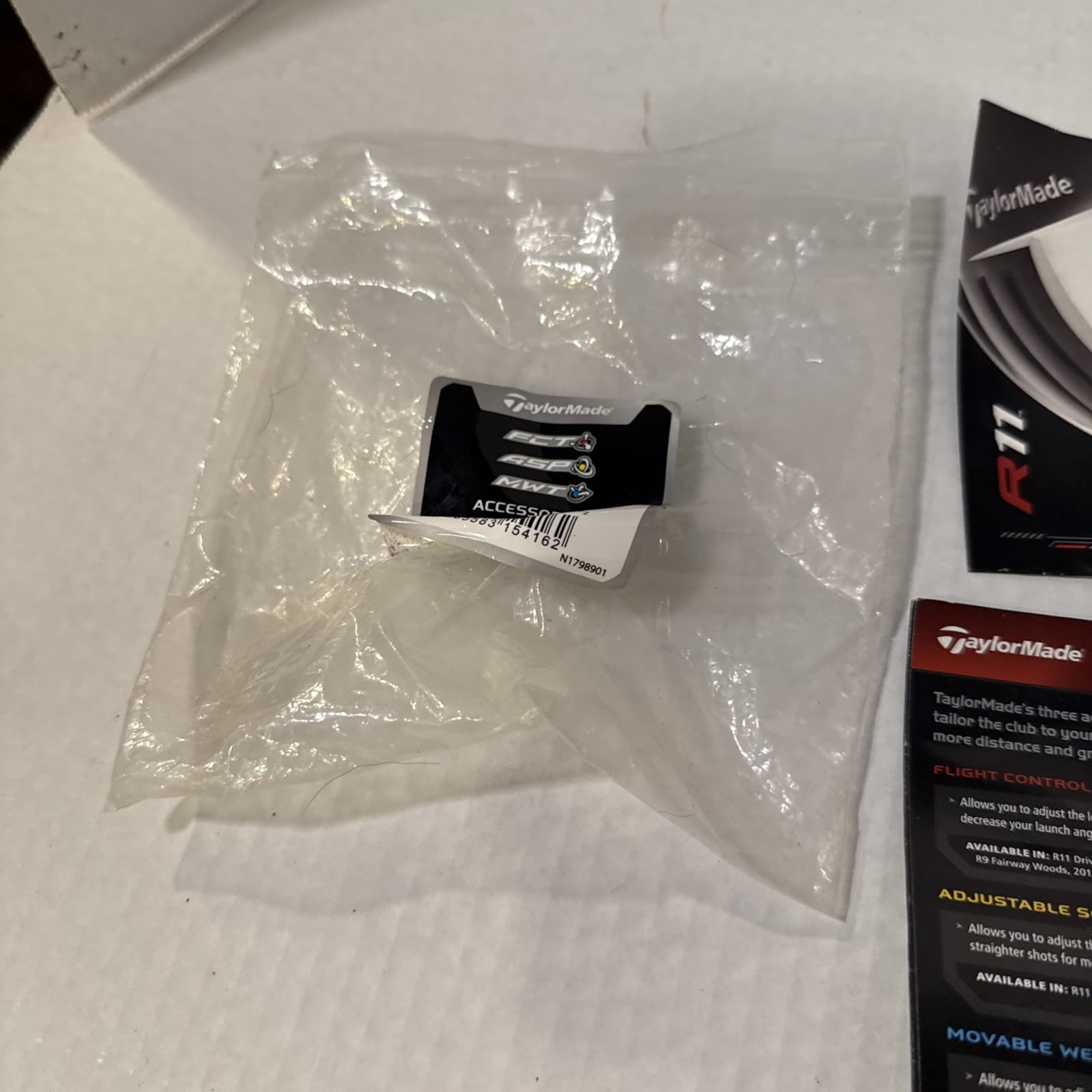 TaylorMade R11 Golf Driver Torque Wrench Accessory FCT ASP MWT Item N1798901 5