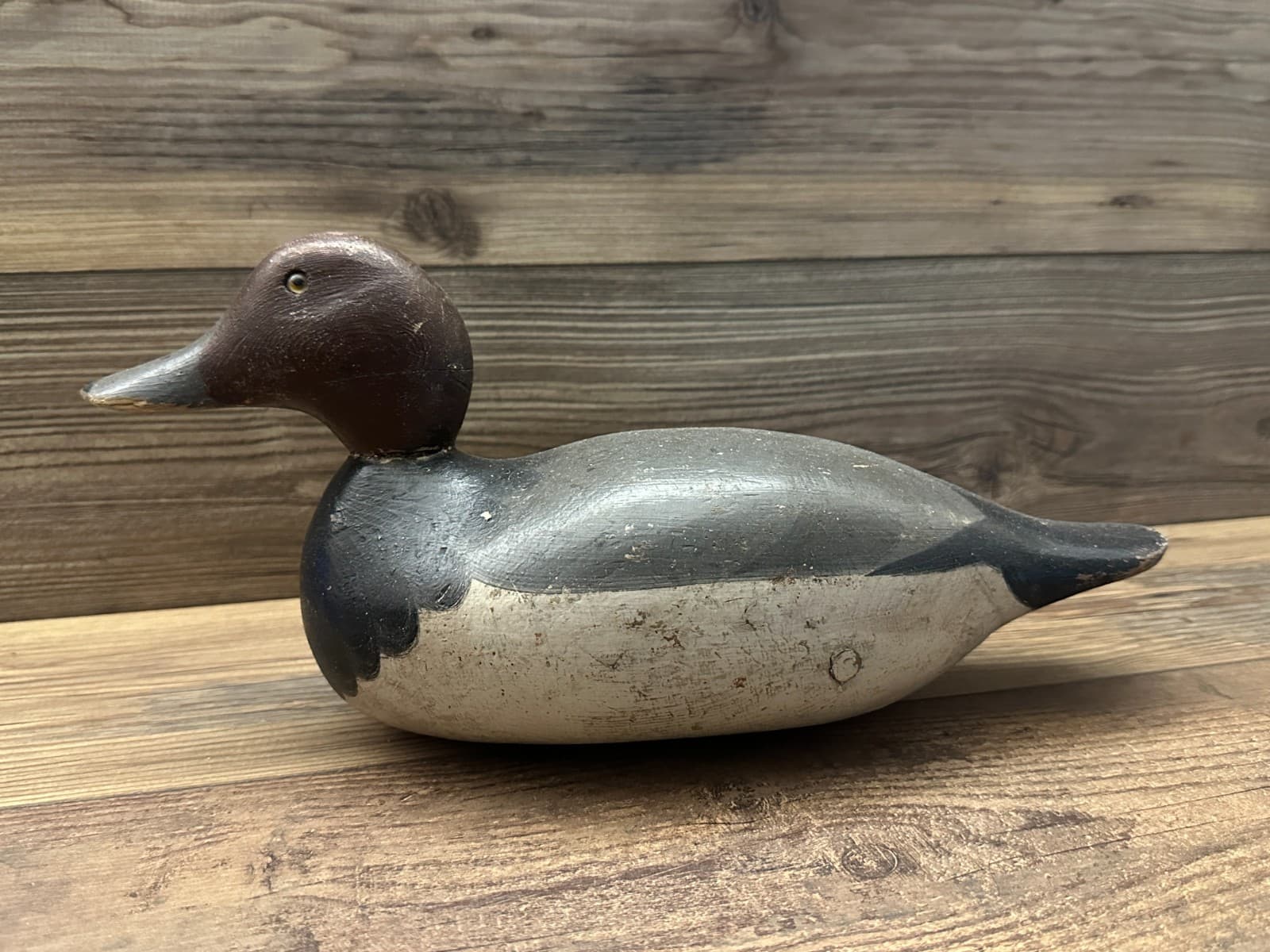 Antique Vintage Wood Duck Decoy **MASON** Redhead Drake --- Standard