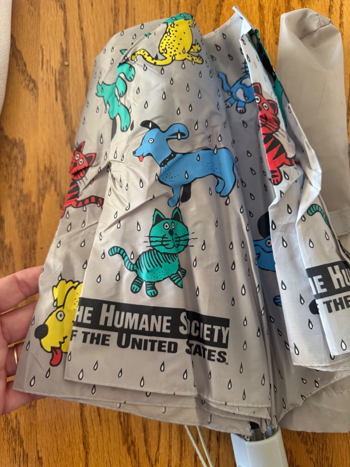 Umbrella “Raining Cats and Dogs” - The Humane Society - 50th Anniversary Compact 2