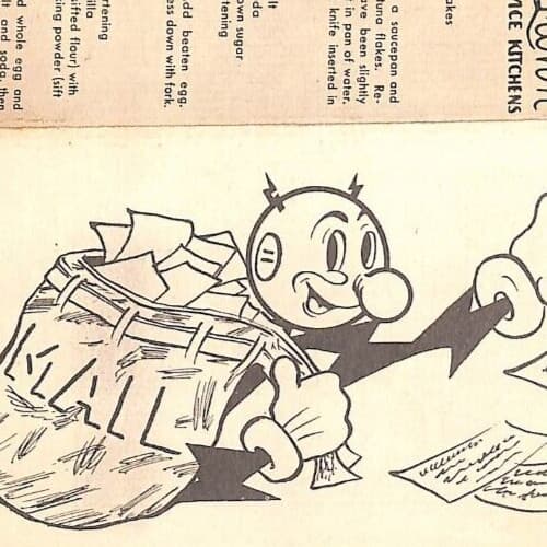 Potomac Edison Power Reddy Kilowatt 1948 "Reddy Mail Carrier" Calendar Scarce