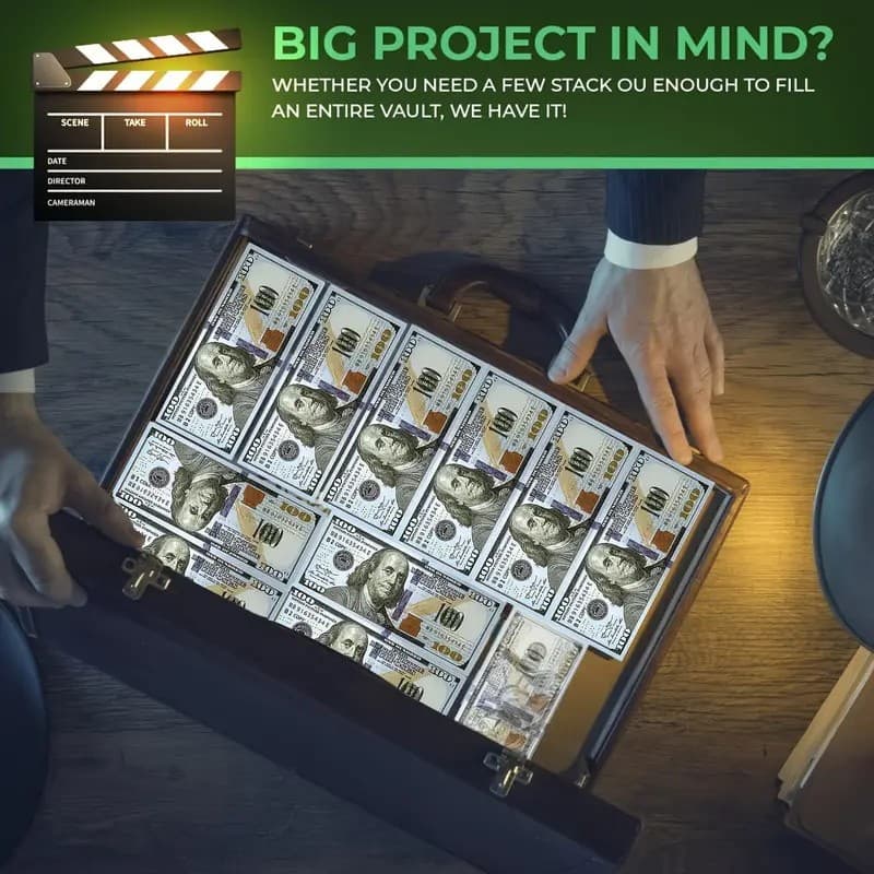 200 PCS Prop Fake Toys Money BANK GAMES CASH PAPER Different DOLLAR BILLS $ US 5